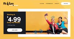 Desktop Screenshot of fit4less.ca
